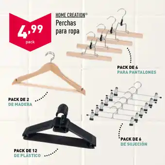 ALDI Home Creation Perchas para ropa oferta