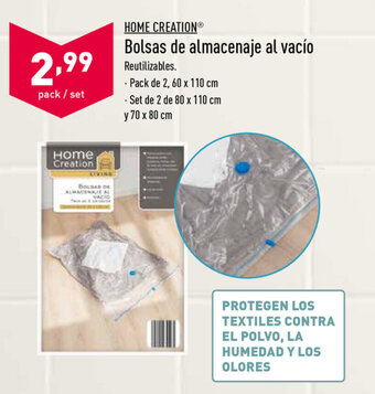 ALDI Home Creation Bolsas de almacenaje al vacio oferta