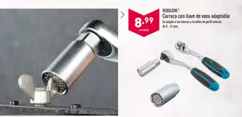 ALDI Workzone Carraca con llave de vaso adaptable oferta