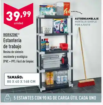 ALDI Workzone Estanteria de trabajo oferta