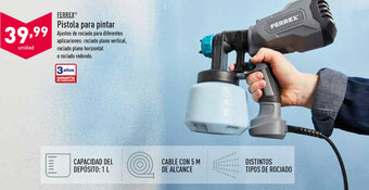ALDI Ferrex Pistola para pintar oferta