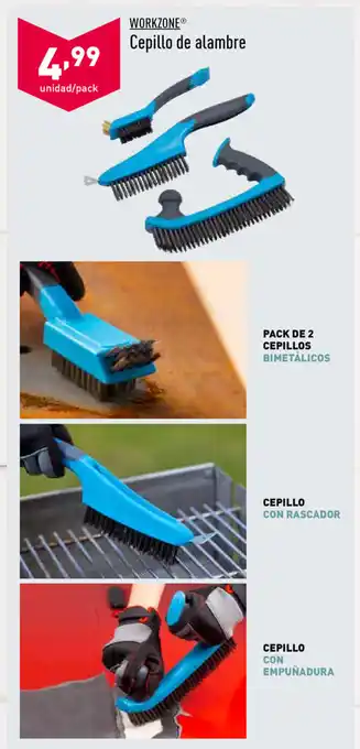 ALDI Workzone Cepillo de alambre oferta