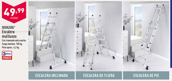 ALDI Workzone Escalera multiusos oferta
