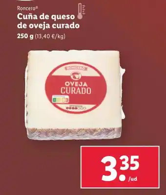Lidl Roncero® Cuña de queso de oveja curado oferta