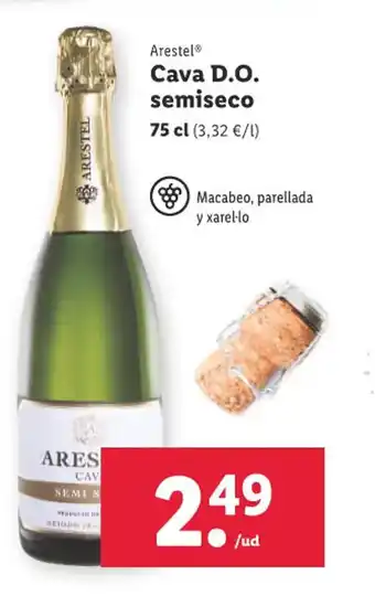 Lidl Arestel® Cava D.O. semiseco oferta