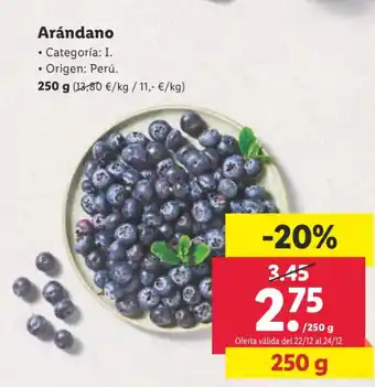 Lidl Arándano oferta