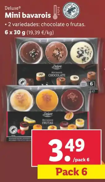 Lidl Deluxe® Mini bavarois oferta