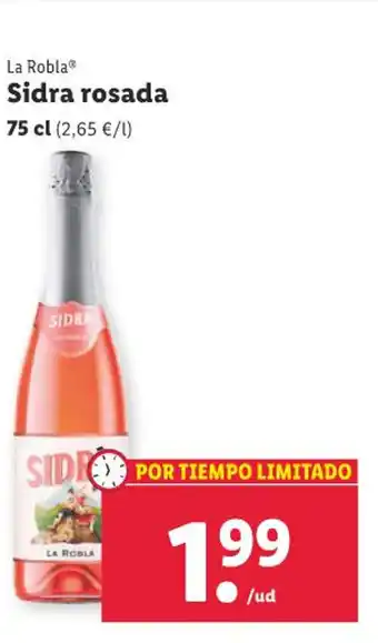 Lidl La Robla® Sidra rosada oferta
