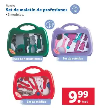 Lidl Playtive Set de maletín de profesiones oferta