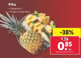 Lidl Piña oferta