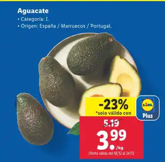 Lidl Aguacate oferta