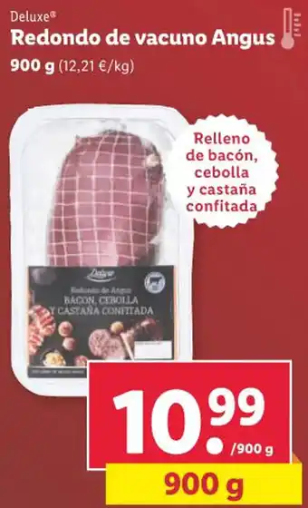 Lidl Deluxe® Redondo de vacuno Angus 900 g oferta