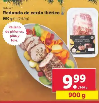 Lidl Redondo de cerdo ibérico oferta