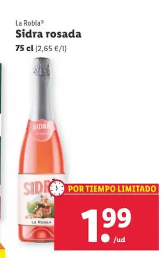 Lidl La Robla® Sidra rosada oferta