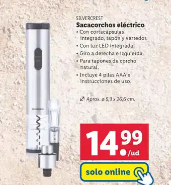 Lidl Sacacorchos eléctrico oferta