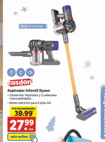 Lidl Aspirador infantil Dyson oferta