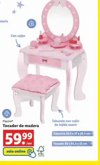 Lidl Tocador de madera oferta