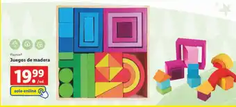 Lidl Juegos de madera oferta