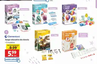 Lidl Juego educativo de ciencia oferta