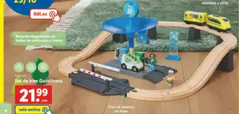 Lidl Set de tren Gasolinera oferta