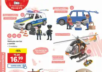 Lidl Vehículo con luz y sonido oferta