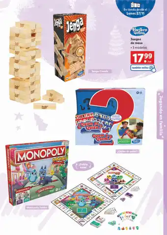 Lidl Juegos de mesa oferta