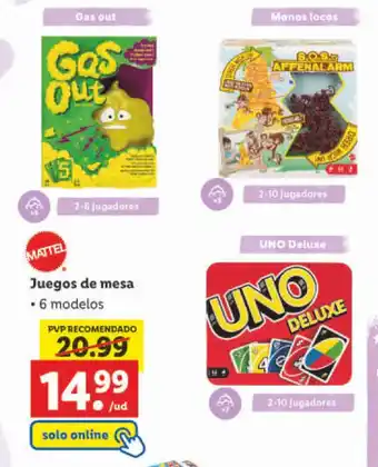 Lidl Juegos de mesa oferta