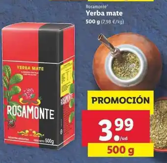 Lidl Yerba mate 500g oferta