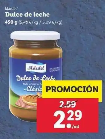 Lidl Dulce de leche oferta
