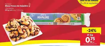 Lidl Masa fresca de hojaldre 275g oferta