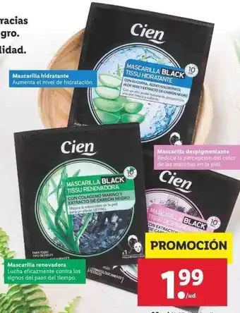 Lidl Mascarilla renovadora oferta