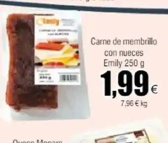 FROIZ Carne de membrillo con nueces Emily 250 g oferta