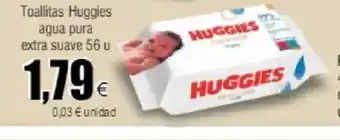 FROIZ Toallitas Huggies agua pura extra suave 56 u oferta