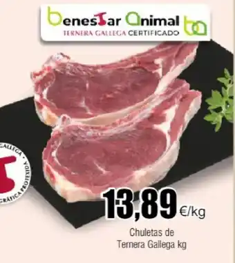 FROIZ Chuletas de Ternera Gallega kg oferta