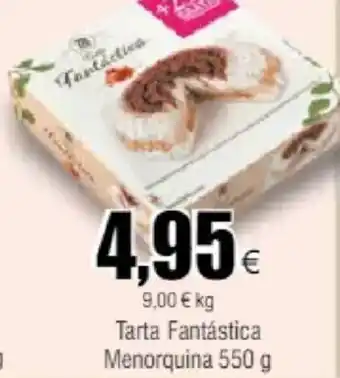 FROIZ Tarta Fantástica Menorquina oferta