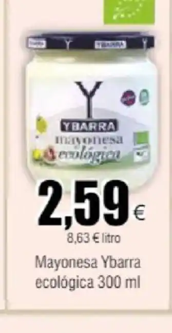 FROIZ Mayonesa Ybarra ecológica 300 ml oferta