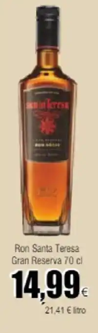 FROIZ Ron Santa Teresa Gran Reserva 70 cl oferta
