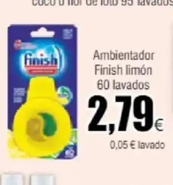 FROIZ Ambientador Finish limón 60 lavados oferta