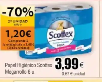 FROIZ Papel Higiénico Scottex oferta