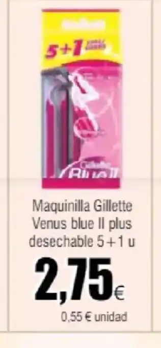 FROIZ Maquinilla Gillette Venus blue Il plus desechable 5+1 u oferta