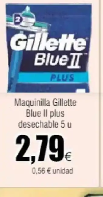 FROIZ Maquinilla Gillette Blue Il plus desechable 5 u oferta