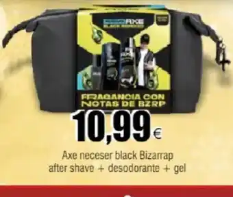 FROIZ Axe neceser black Bizarrap after shave + desodorante + gel oferta