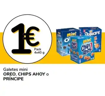 Supeco Oreo, Chips Ahoy o Príncipe Galetes mini 4x40g oferta