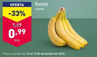 ALDI Banana oferta