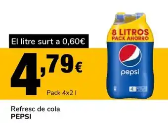 Supeco Pepsi Refresc de cola Pack 4x2 L oferta