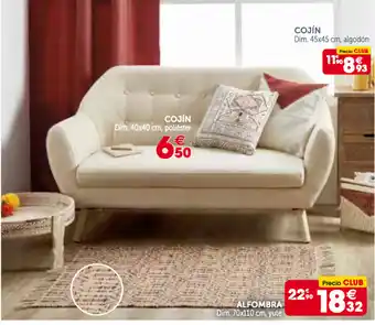 GiFi Alfombra Dim 70x110 cm, yute oferta