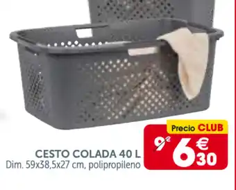 GiFi Cesto Colada 40 L, Dim. 59x38,5x25 cm,polipropileno oferta