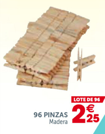 GiFi 96 Pinzas Madera oferta