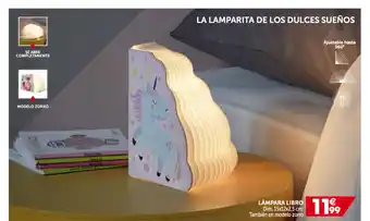 GiFi Lámpara Libro, Dim. 15x12x2,5 cm oferta