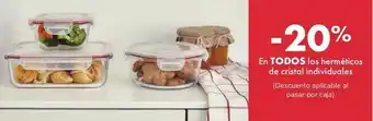 Carrefour En todos los herméticos de cristal individuales oferta